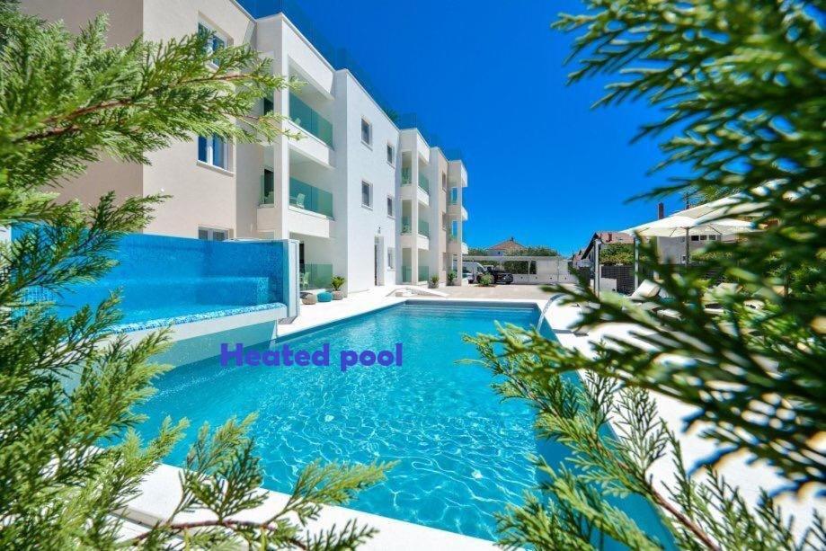 Luxury Apartment Arta-2 With Heated Pool And Jacuzzi Bibinje Zewnętrze zdjęcie